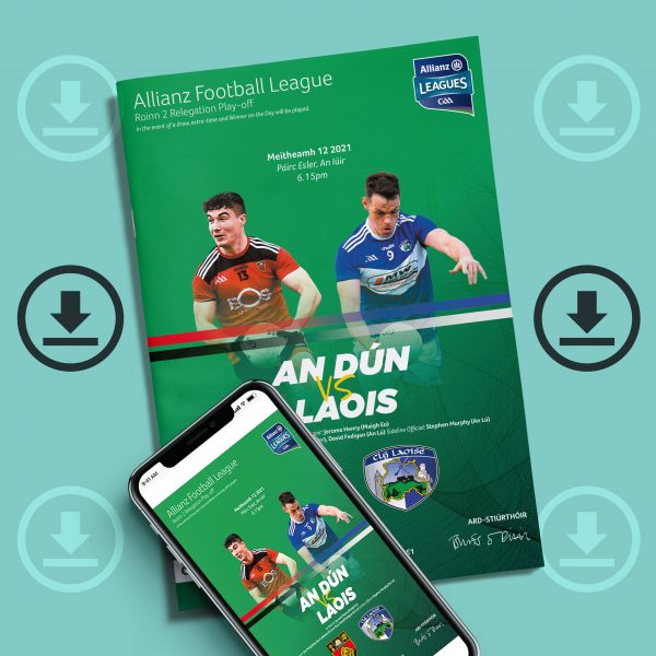2021 Allianz Football League Roinn 2 Relegation Play-Off - Down v Laois (DOWNLOAD)