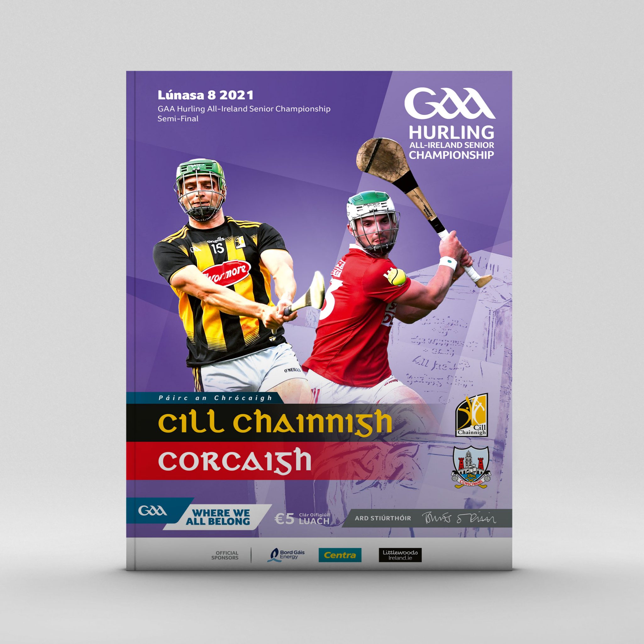 2021 GAA Hurling AllIreland Senior Championship SemiFinal Kilkenny v Cork dba publishing