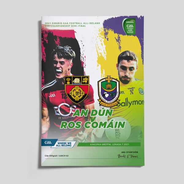 2021 Eirgrid GAA Football All-Ireland U20 Championship Semi-Final - Down v Roscommon