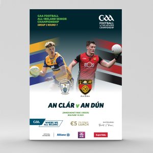 2025 GAA Football All-Ireland Championship Round 1 - Clare v Down (Download Only)
