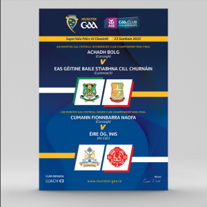 Munster Senior Football Club Championship Semi-Final 2025 - St Finbarrs v Éire Óg Ennis & Intermediate Semi Final - Aghabullogue v Askeaton/Ballysteen/Kilcornan